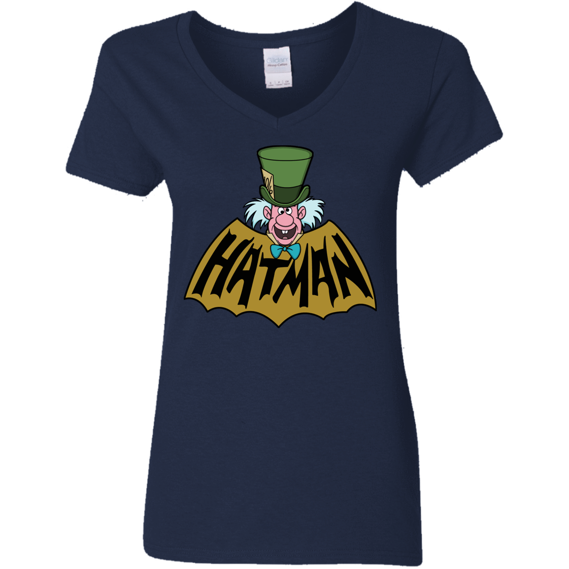 T-Shirts Navy / S Hatman Women's V-Neck T-Shirt