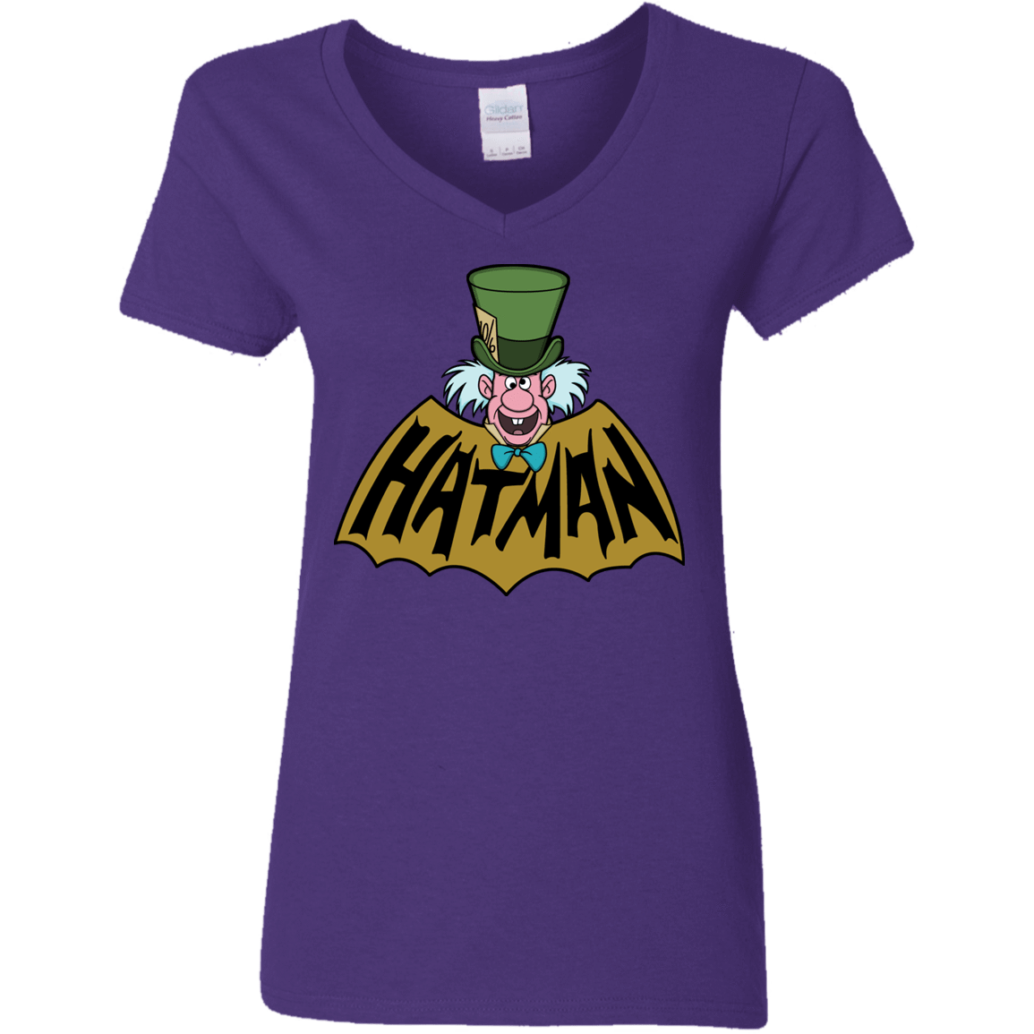 T-Shirts Purple / S Hatman Women's V-Neck T-Shirt