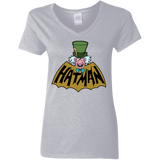 T-Shirts Sport Grey / S Hatman Women's V-Neck T-Shirt