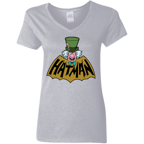 T-Shirts Sport Grey / S Hatman Women's V-Neck T-Shirt