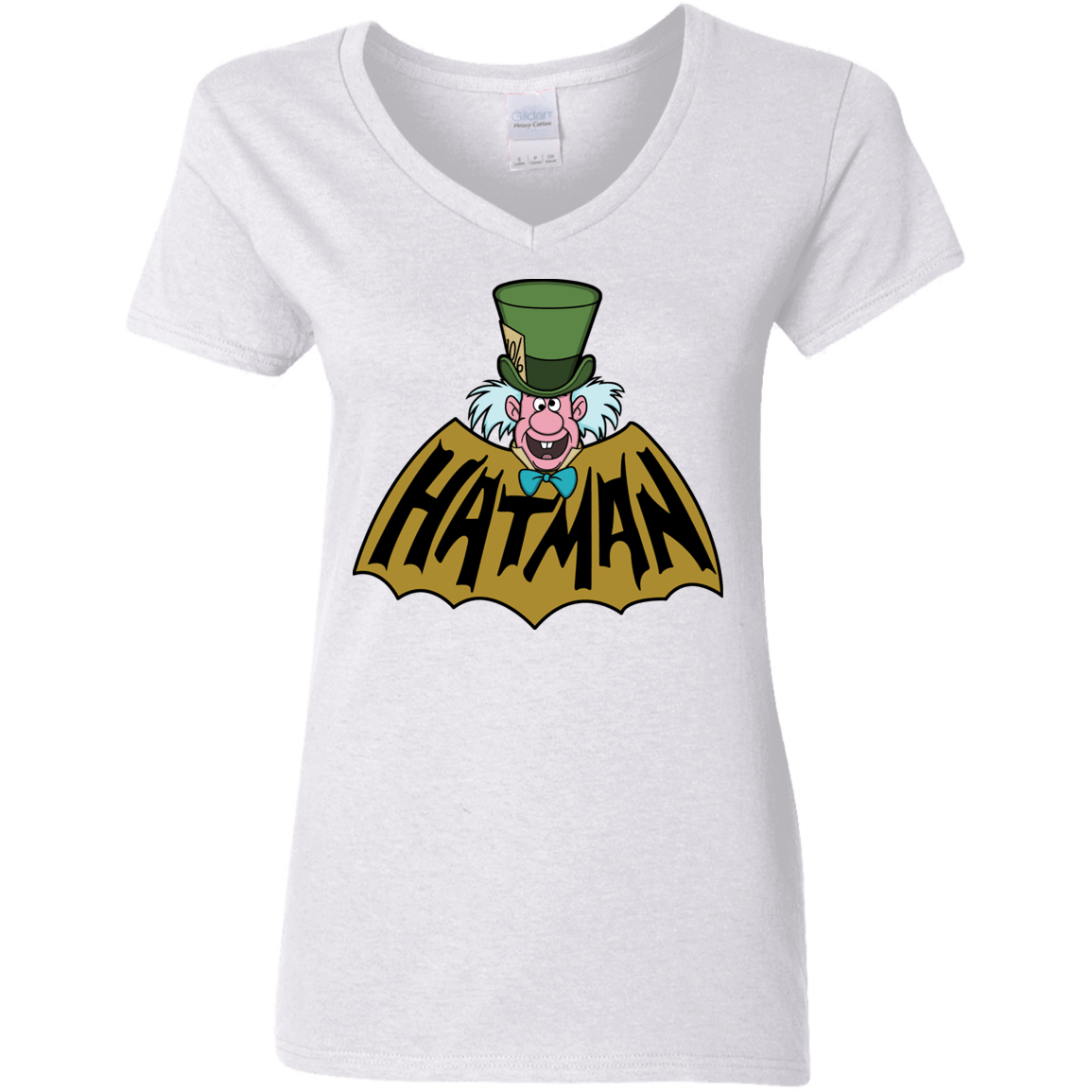 T-Shirts White / S Hatman Women's V-Neck T-Shirt