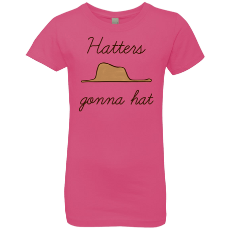 T-Shirts Hot Pink / YXS Hatters Gonna Hat Girls Premium T-Shirt