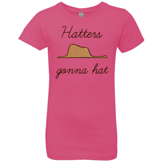 T-Shirts Hot Pink / YXS Hatters Gonna Hat Girls Premium T-Shirt
