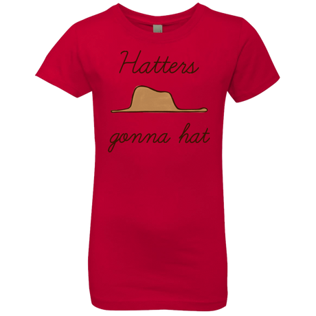 T-Shirts Red / YXS Hatters Gonna Hat Girls Premium T-Shirt