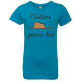 T-Shirts Turquoise / YXS Hatters Gonna Hat Girls Premium T-Shirt