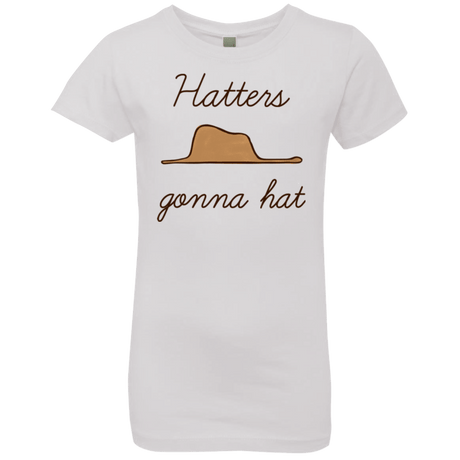 T-Shirts White / YXS Hatters Gonna Hat Girls Premium T-Shirt