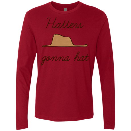 T-Shirts Cardinal / Small Hatters Gonna Hat Men's Premium Long Sleeve