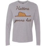 T-Shirts Heather Grey / Small Hatters Gonna Hat Men's Premium Long Sleeve