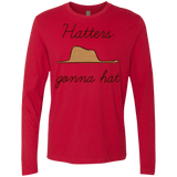 T-Shirts Red / Small Hatters Gonna Hat Men's Premium Long Sleeve