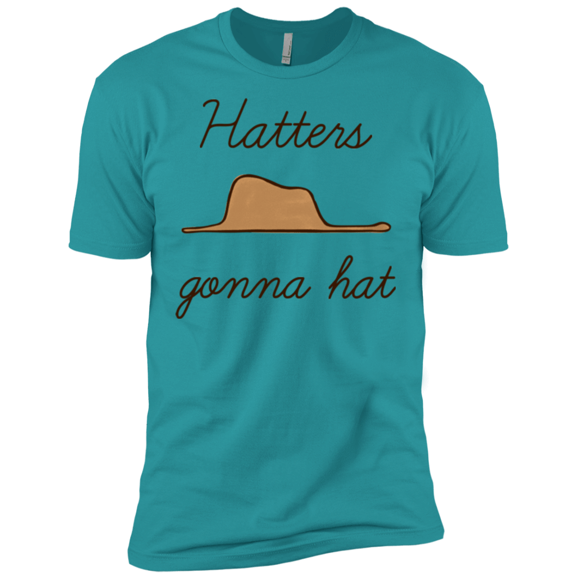 T-Shirts Tahiti Blue / X-Small Hatters Gonna Hat Men's Premium T-Shirt