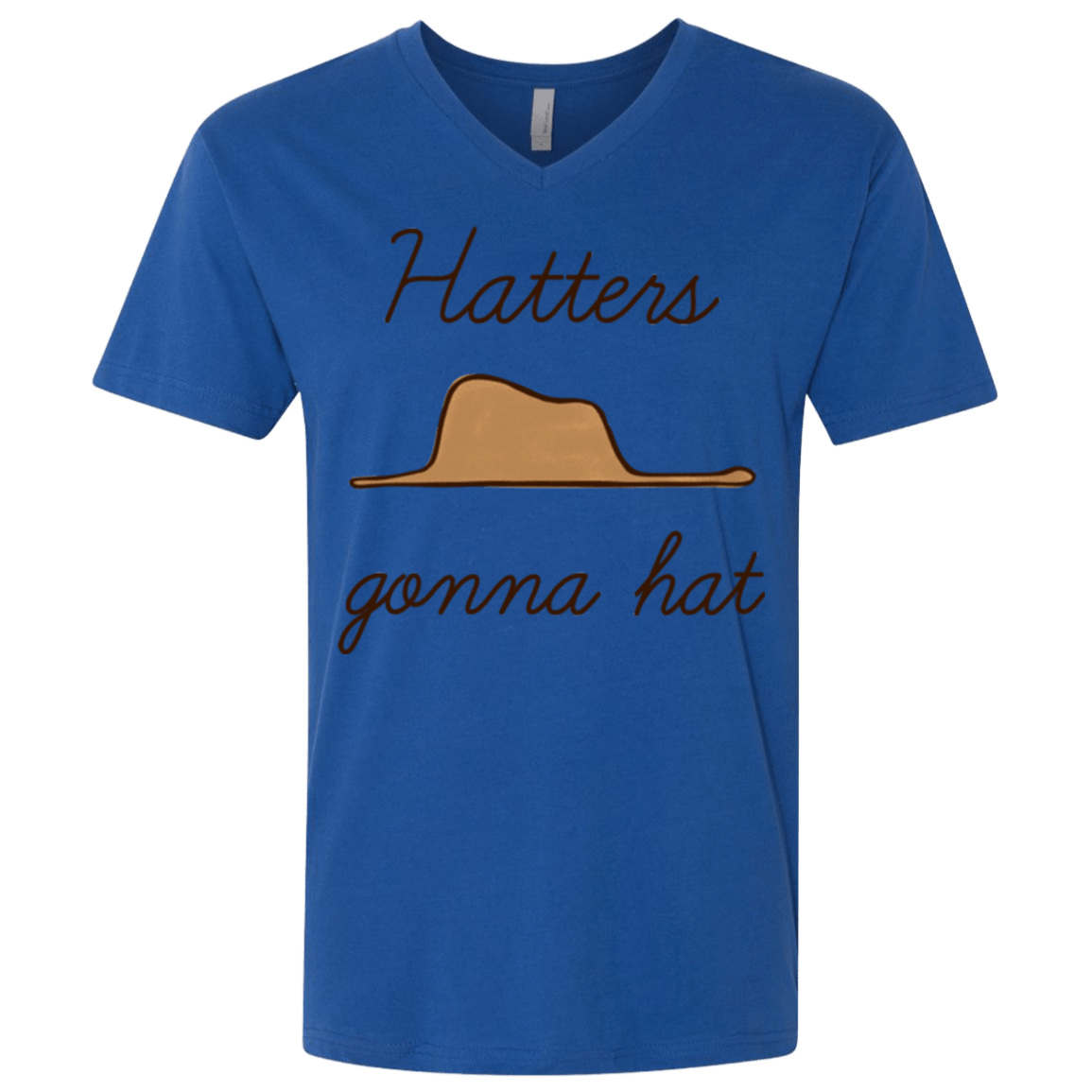 T-Shirts Royal / X-Small Hatters Gonna Hat Men's Premium V-Neck