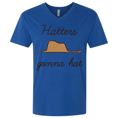 T-Shirts Royal / X-Small Hatters Gonna Hat Men's Premium V-Neck