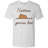 T-Shirts Heather White / Small Hatters Gonna Hat Men's Triblend T-Shirt