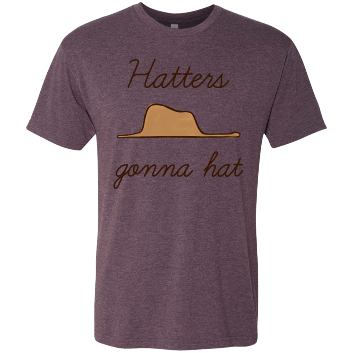 T-Shirts Vintage Purple / Small Hatters Gonna Hat Men's Triblend T-Shirt
