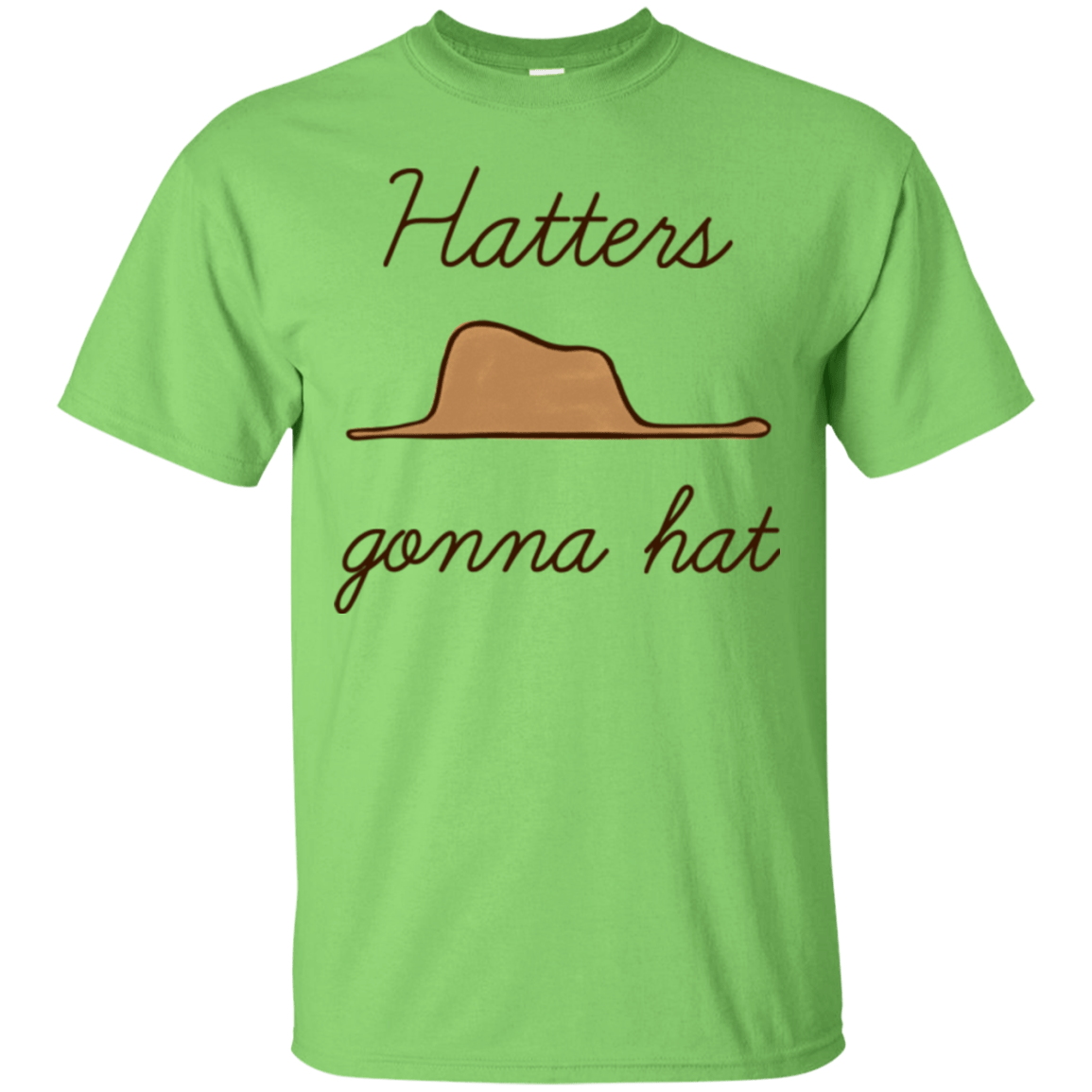 T-Shirts Lime / Small Hatters Gonna Hat T-Shirt