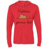 T-Shirts Vintage Red / X-Small Hatters Gonna Hat Triblend Long Sleeve Hoodie Tee