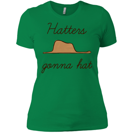T-Shirts Kelly Green / X-Small Hatters Gonna Hat Women's Premium T-Shirt