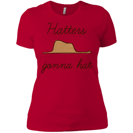 T-Shirts Red / X-Small Hatters Gonna Hat Women's Premium T-Shirt