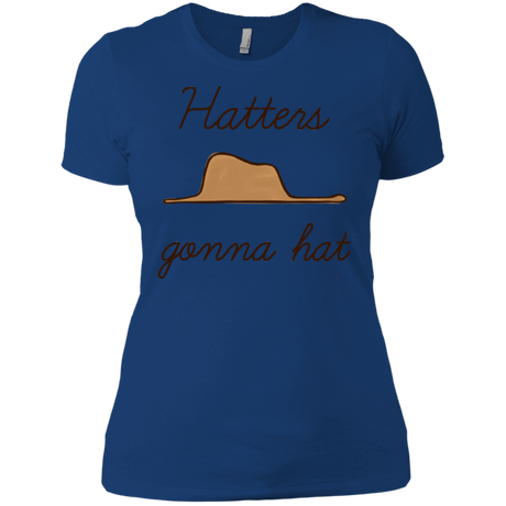 T-Shirts Royal / X-Small Hatters Gonna Hat Women's Premium T-Shirt