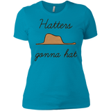 T-Shirts Turquoise / X-Small Hatters Gonna Hat Women's Premium T-Shirt