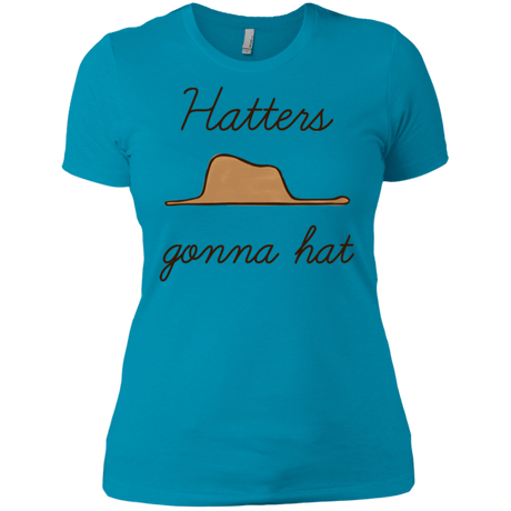 T-Shirts Turquoise / X-Small Hatters Gonna Hat Women's Premium T-Shirt