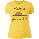 T-Shirts Vibrant Yellow / X-Small Hatters Gonna Hat Women's Premium T-Shirt