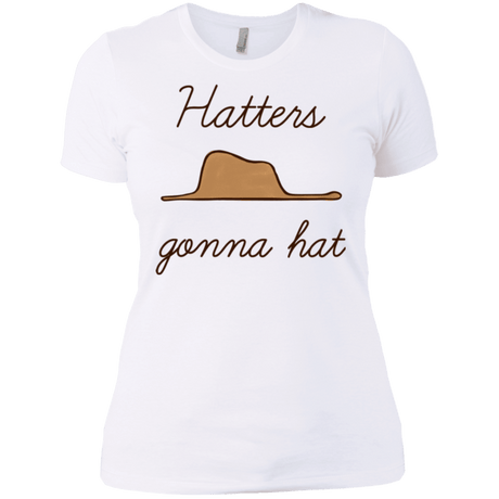 T-Shirts White / X-Small Hatters Gonna Hat Women's Premium T-Shirt