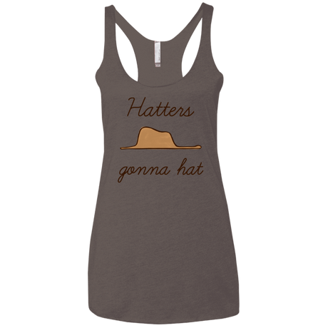 T-Shirts Macchiato / X-Small Hatters Gonna Hat Women's Triblend Racerback Tank