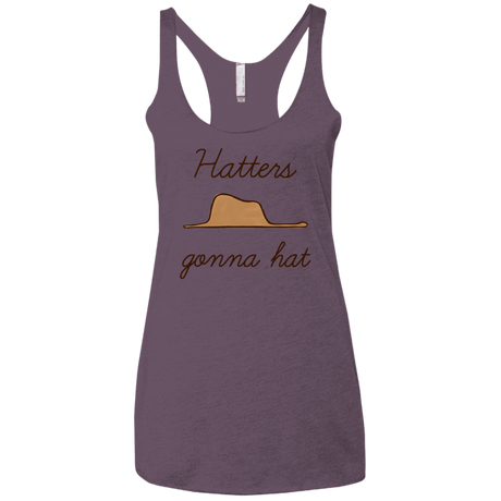 T-Shirts Vintage Purple / X-Small Hatters Gonna Hat Women's Triblend Racerback Tank
