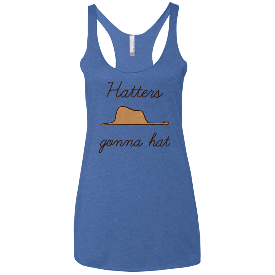 T-Shirts Vintage Royal / X-Small Hatters Gonna Hat Women's Triblend Racerback Tank