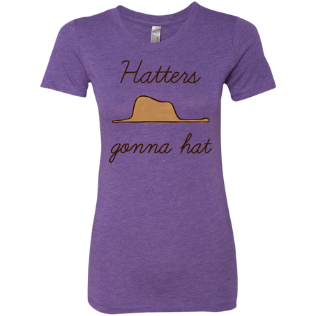 T-Shirts Purple Rush / Small Hatters Gonna Hat Women's Triblend T-Shirt