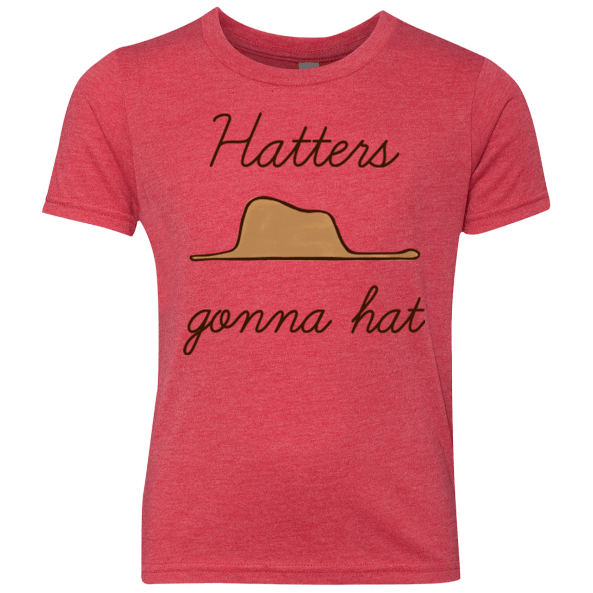 T-Shirts Vintage Red / YXS Hatters Gonna Hat Youth Triblend T-Shirt