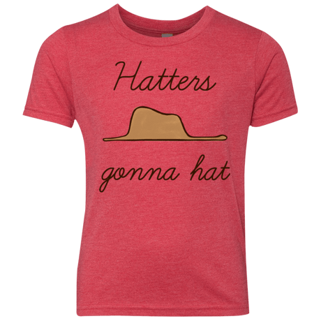 T-Shirts Vintage Red / YXS Hatters Gonna Hat Youth Triblend T-Shirt