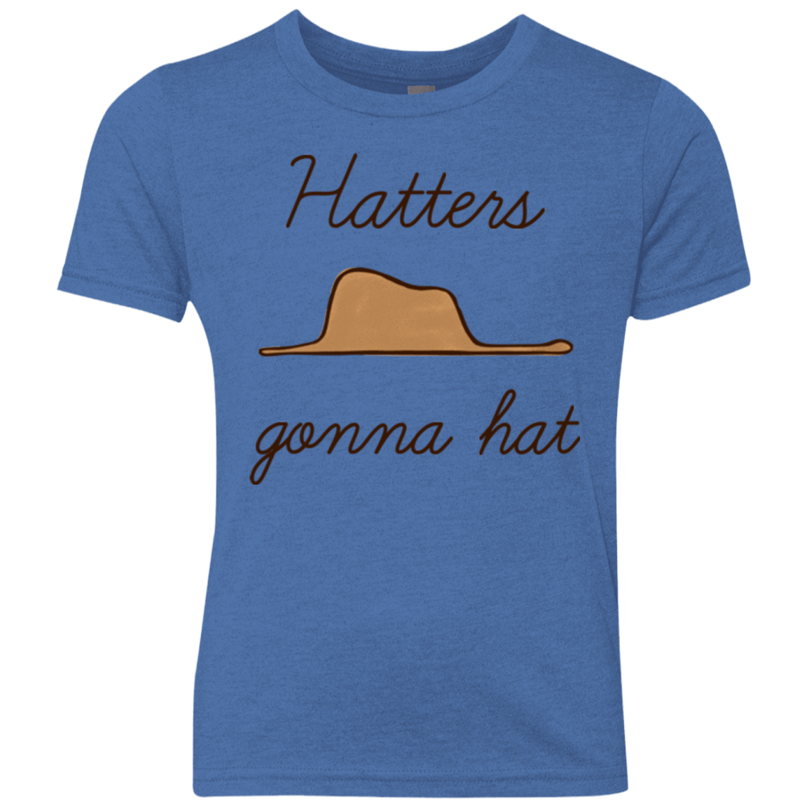 T-Shirts Vintage Royal / YXS Hatters Gonna Hat Youth Triblend T-Shirt