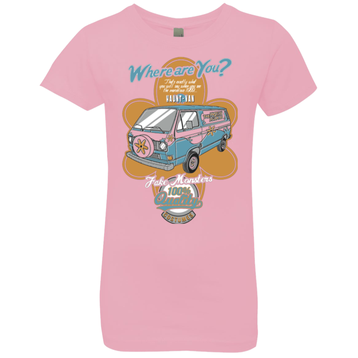 T-Shirts Light Pink / YXS Haunt Van Girls Premium T-Shirt