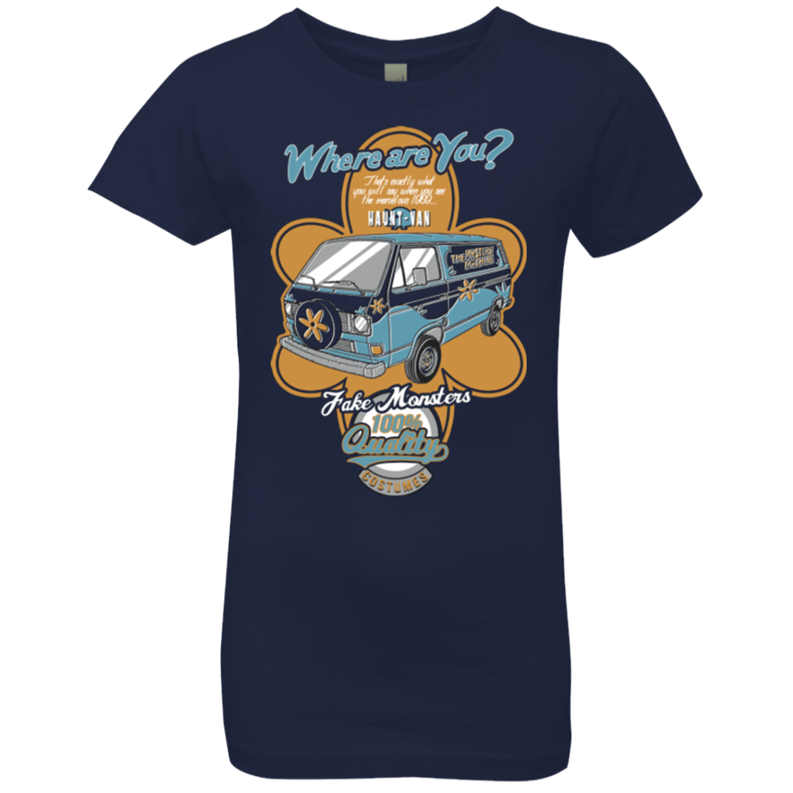 T-Shirts Midnight Navy / YXS Haunt Van Girls Premium T-Shirt