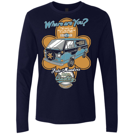 T-Shirts Midnight Navy / Small Haunt Van Men's Premium Long Sleeve