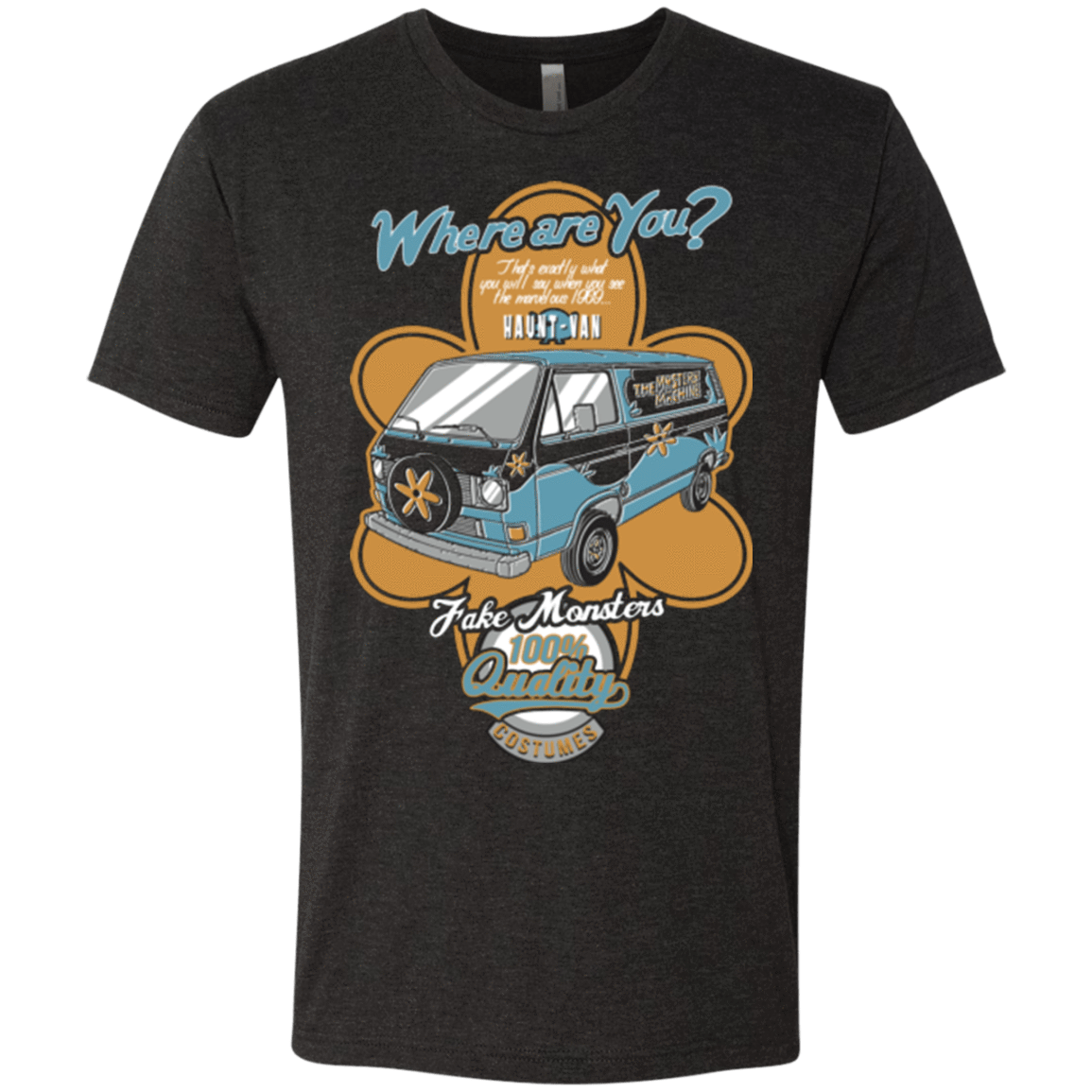 T-Shirts Vintage Black / Small Haunt Van Men's Triblend T-Shirt