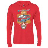 T-Shirts Vintage Red / X-Small Haunt Van Triblend Long Sleeve Hoodie Tee