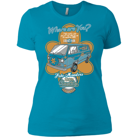 T-Shirts Turquoise / X-Small Haunt Van Women's Premium T-Shirt