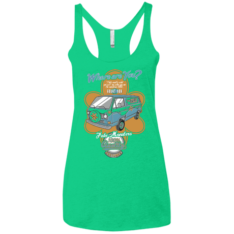 T-Shirts Envy / X-Small Haunt Van Women's Triblend Racerback Tank