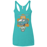 T-Shirts Tahiti Blue / X-Small Haunt Van Women's Triblend Racerback Tank