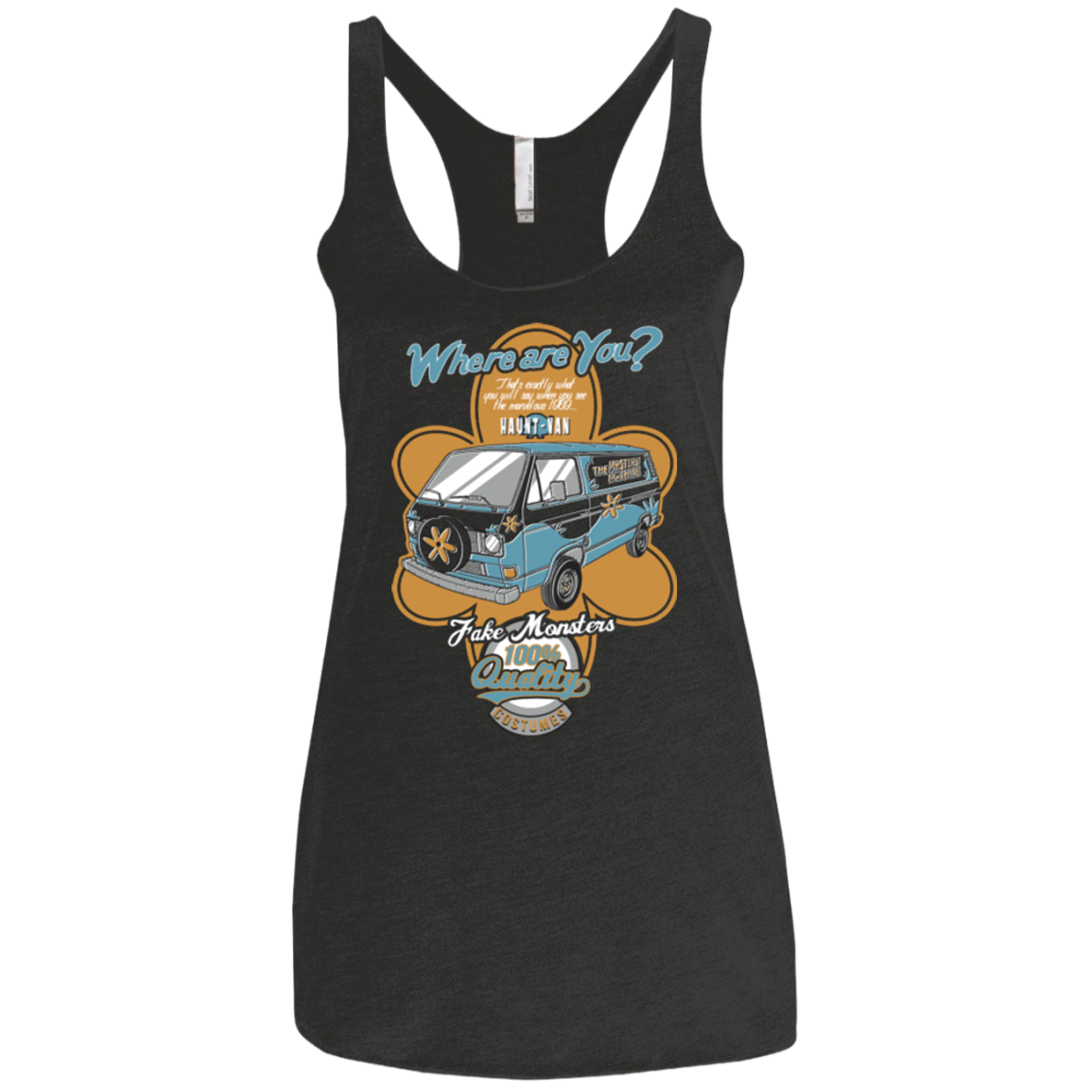 T-Shirts Vintage Black / X-Small Haunt Van Women's Triblend Racerback Tank