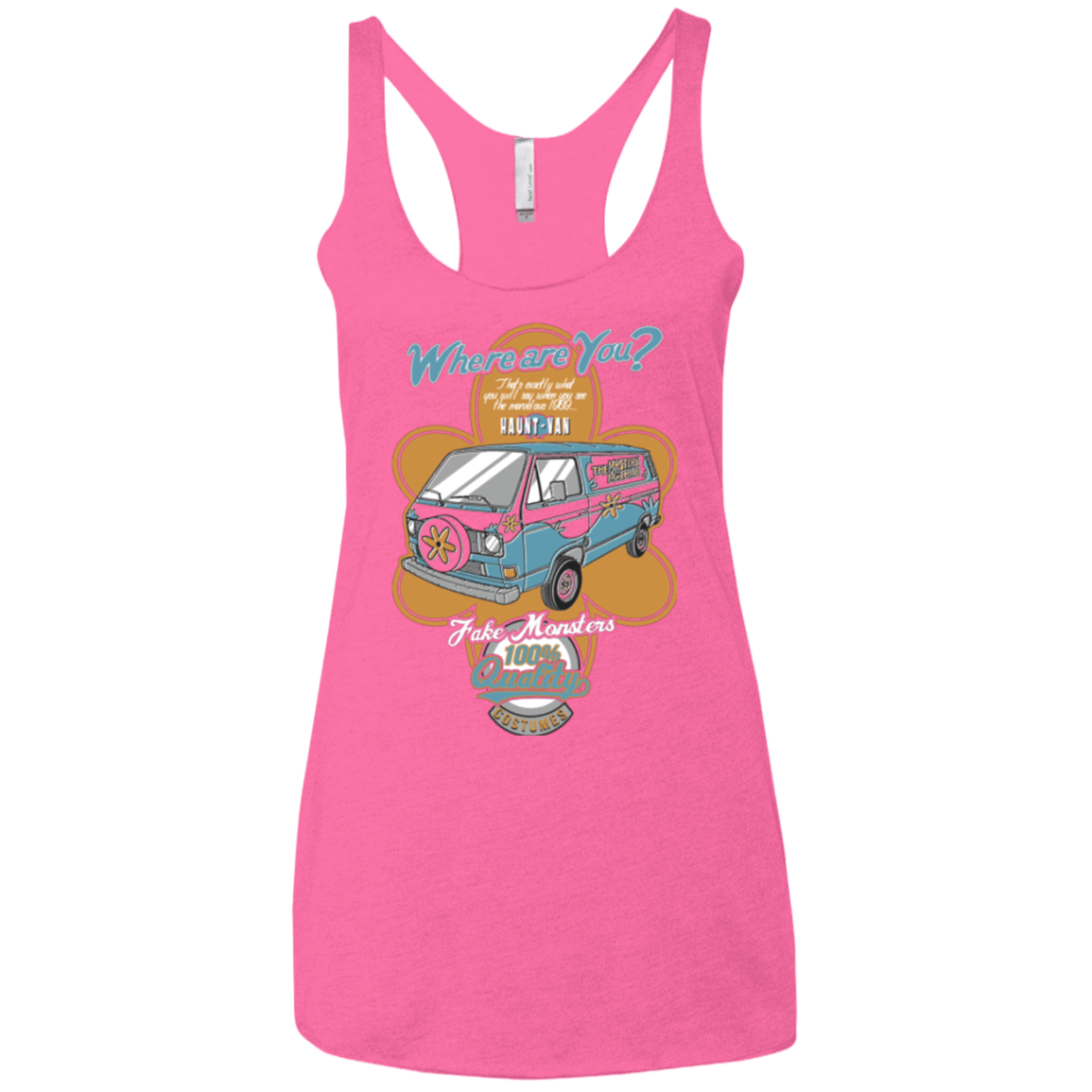 T-Shirts Vintage Pink / X-Small Haunt Van Women's Triblend Racerback Tank