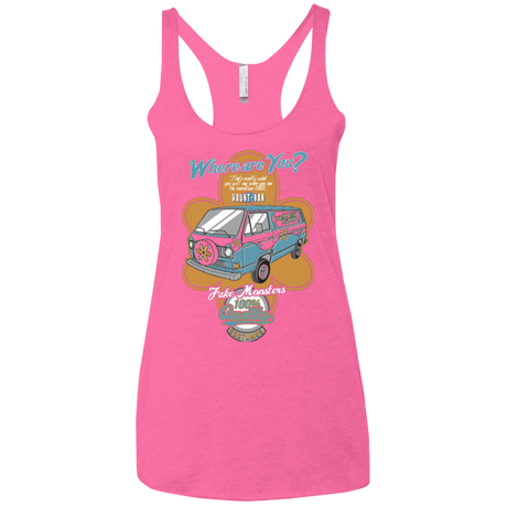 T-Shirts Vintage Pink / X-Small Haunt Van Women's Triblend Racerback Tank
