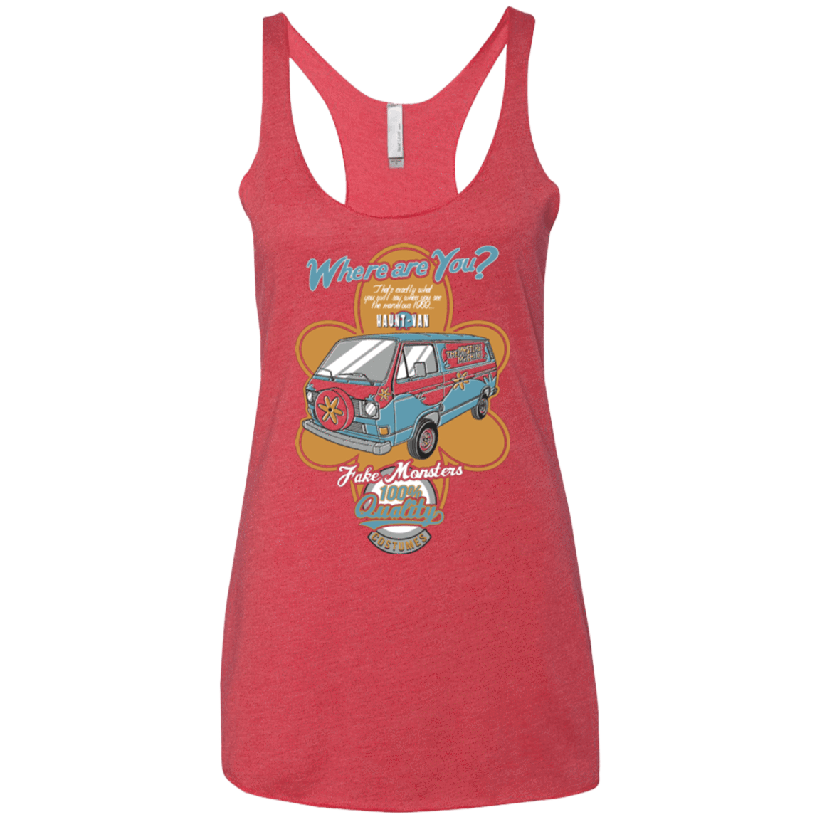 T-Shirts Vintage Red / X-Small Haunt Van Women's Triblend Racerback Tank