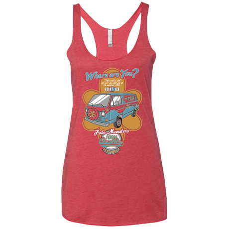 T-Shirts Vintage Red / X-Small Haunt Van Women's Triblend Racerback Tank