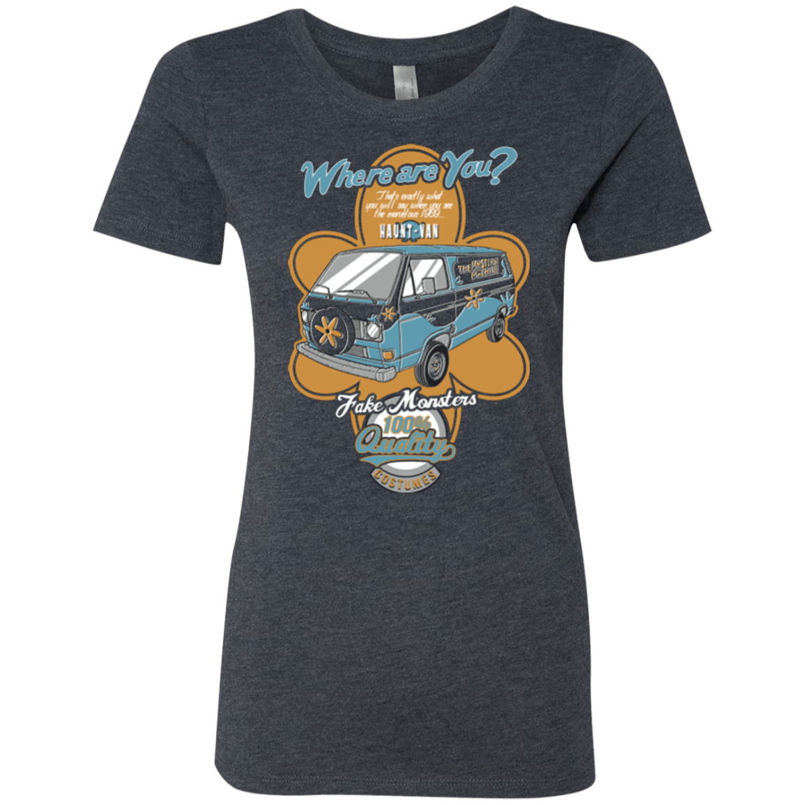 T-Shirts Vintage Navy / Small Haunt Van Women's Triblend T-Shirt