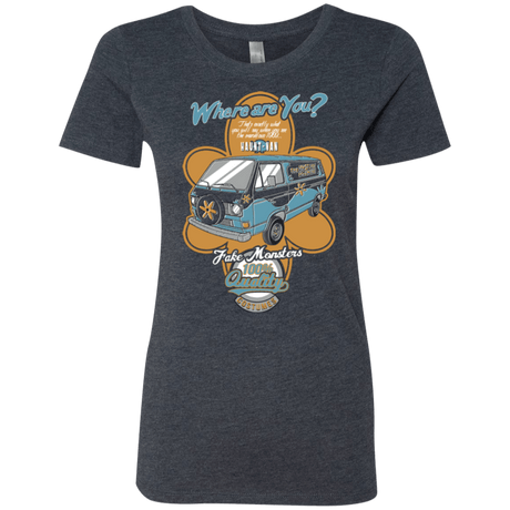 T-Shirts Vintage Navy / Small Haunt Van Women's Triblend T-Shirt