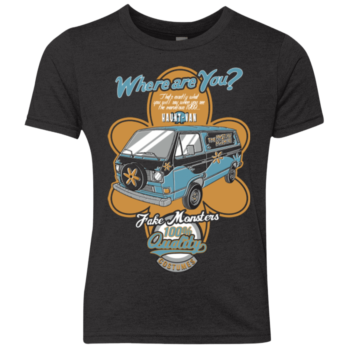 T-Shirts Vintage Black / YXS Haunt Van Youth Triblend T-Shirt